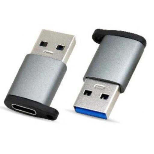 [BROBOTIX_6000342] BRobotix Adaptador USB V3.0 Tipo A Macho,  a Tipo C He BROBOTIX 6000342