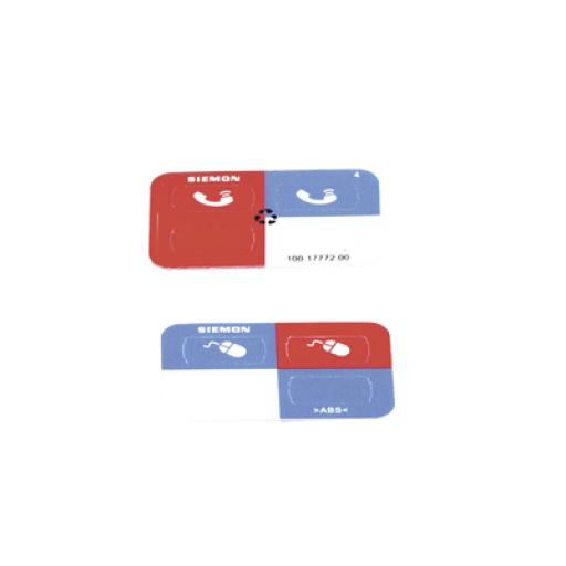 [SIEMON_Z-ICON-06B] Siemon Icono UltraMax para identificación de Jacks, Color Azul, Bolsa con 100 Piezas