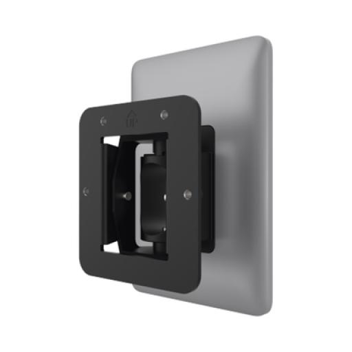 [HIKVISIONDIGITALTECHNOLOGY_DS-KAB6-W1] Hikvision Digital Technology Bracket con Ángulo Ajustable de 45° para Biometricos Faciales Min Moe / Compatible con DS-K1T (Revisar Modelos Compatibles)