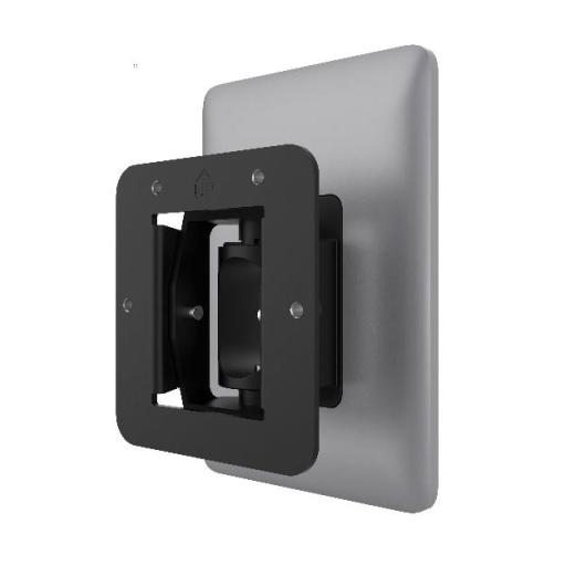 [HIKVISIONDIGITALTECHNOLOGY_DS-KAB6-W1] Hikvision Digital Technology Bracket con Ángulo Ajustable de 45° para Biometricos Faciales Min Moe / Compatible con DS-K1T (Revisar Modelos Compatibles)