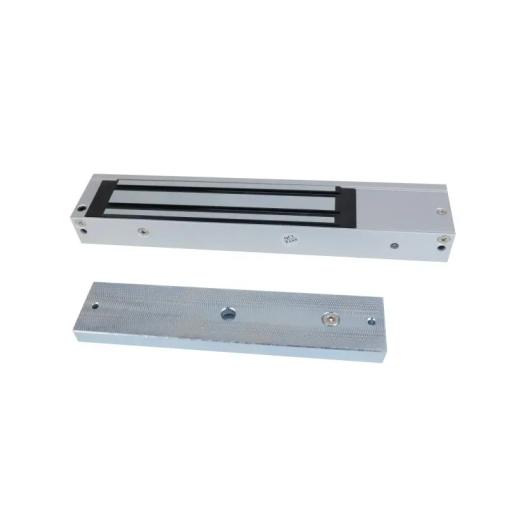 [HIKVISIONDIGITALTECHNOLOGY_DS-K4H255S] Hikvision Digital Technology Chapa Magnética de 600 Lbs (272 Kg) / Montaje en Puerta Normal o de Vidrio / Certificado CE /  Uso en Interior / Magnetismo Anti-residual