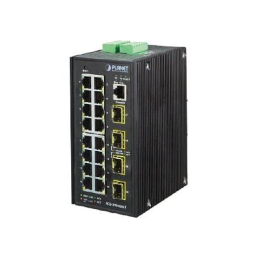 [PLANET_IGS-20040MT] Planet Switch Administrable Industrial 16 puertos Gigabit Ethernet + 4 SFP