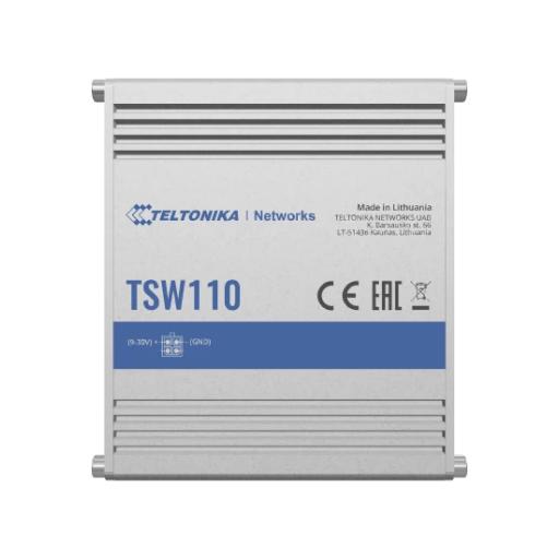 [TELTONIKA_TSW110] Teltonika Switch Industrial No-Administrable 5 puertos Gigabit