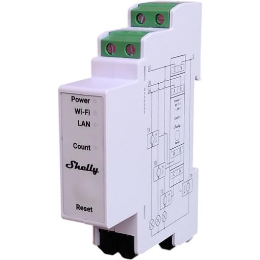 [SHELLY_SHELLYPRO3EM] SHELLY Medidor Trifásico de Corriente Alterna / WIFI / industrial y residencial / Nube P2P