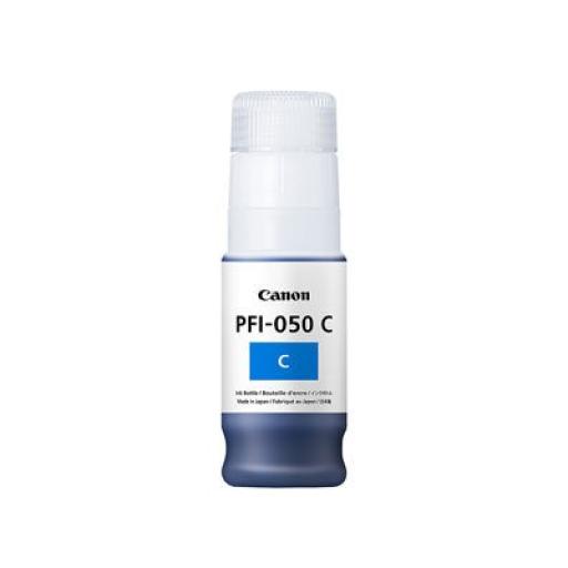 [CANON_5699C001AA] Canon Tinta Canon PFI-050 C a Base de Pigmentos 70ml para imagePROGRAF TC-20 Color Cian