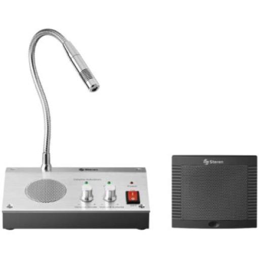 [STEREN_INT-300] Steren Sistema Intercomunicador Steren para Ventanillas Micrófono Flexible Control Volumen Independiente