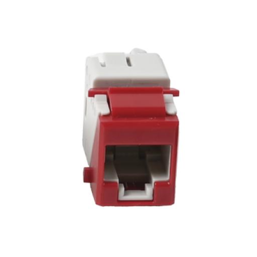 [SIEMON_U6A-K03NS] Siemon Jack UltraMAX Cat6A, UTP, Tipo Keystone, Color Rojo, Punch Down