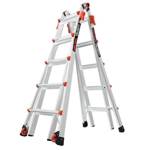 [LITTLEGIANT_VELOCITYM22IA] Little Giant Escalera Multi-Posiciones de 6.7 m (22') para Suelos Inclinados o con Desniveles. 