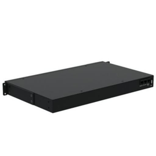 [PANDUIT_P08D09M] Panduit PDU Monitoreable (MI) para Distribución de Energía, Enchufe de Entrada NEMA 5-15P, Con 8 Salidas 5-20R, Horizontal 19in, 120 Vca, 15 Amp, 1UR