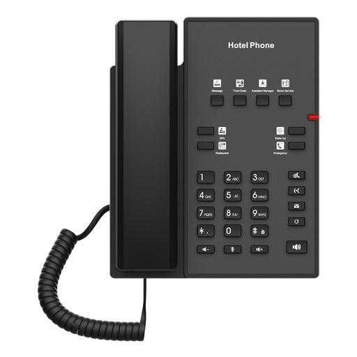 [FANVIL_H1] Fanvil Teléfono IP para Hotelería, profesional con 8 teclas programables para servicio rápido, plantilla personalizable con PoE 