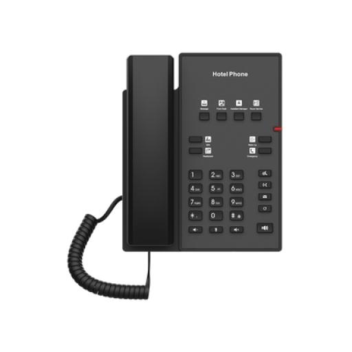 [FANVIL_H1] Fanvil Teléfono IP para Hotelería, profesional con 8 teclas programables para servicio rápido, plantilla personalizable con PoE 