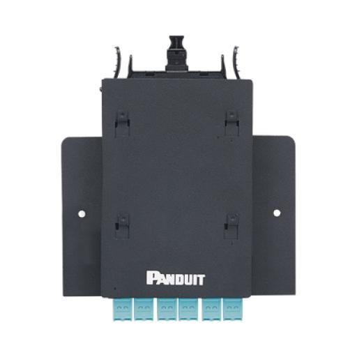 [PANDUIT_ZFLEX1] Panduit Soporte para Montaje de Un Casete HD Flex de 6 Puertos, Para Aplicaciones Por Zona, Color Negro