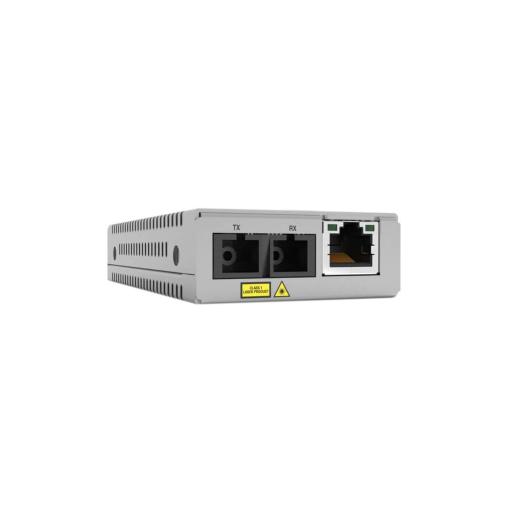 [ALLIEDTELESIS_AT-MMC200LX/SC-960] Allied Telesis Convertidor de medios, monomodo, version TAA, 10/100TX a 100LX/SC (20km)