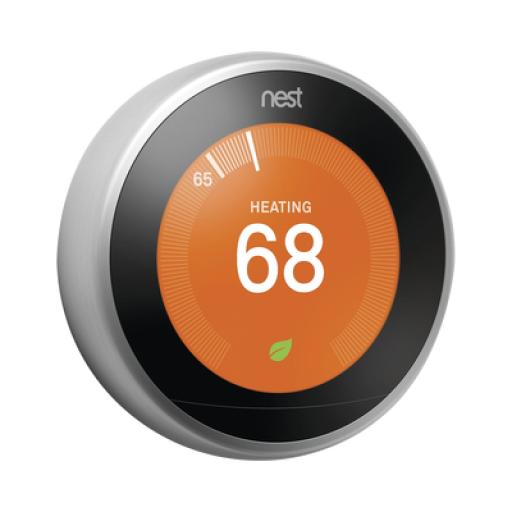 [GOOGLE_T3007MX] Google Nest - Termostato inteligente - Plateado, integrable a sistemas LUTRON, Caseta Wireless, RA2 Select, RadioRa2