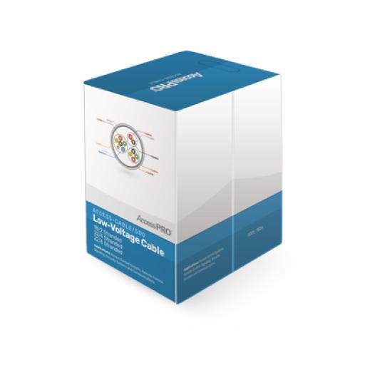 [ACCESSPRO_ACCESS-CABLE/500] AccessPRO Bobina de 152 metros de cable compuesto de, 6 y 4 conductores calibre 22 y 2 Conductores calibre 18, para aplicaciones de control de acceso