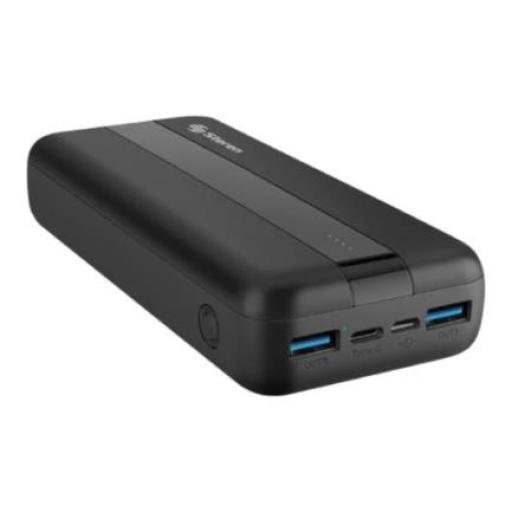 [STEREN_MOV-2000] Steren Power Bank Steren 20000mAh Carga Rápida 2 Salidas USB-C