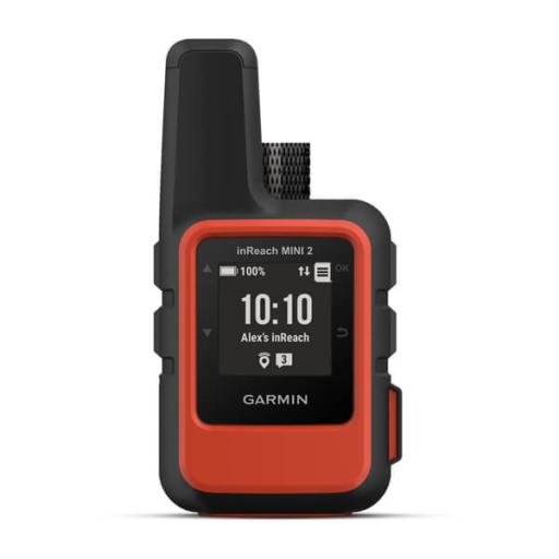 [GARMIN_10-02602-00] Garmin Navegador satelital InReach Mini 2 color naranja, con cobertura global mediante la red Iridium, cuenta con botón de emergencia, batería para hasta 50 horas, GPS y brujula.