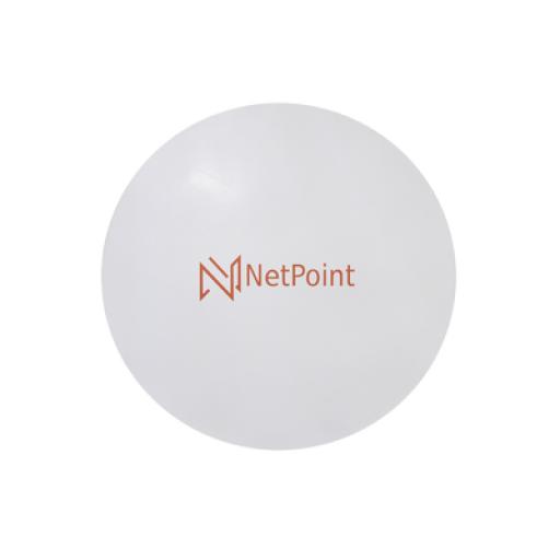[NETPOINT_NPX4GEN3] NetPoint Antena de parabola profunda, blindada, con supresión al ruido de 6 ft, 4.9-6.4 GHz, Ganancia 41 dBi con SLANT de 45 ° y 90 °, ideal para distancias superiores a 100 km, Conectores N-hembra, montaje con alineación milimétrica.