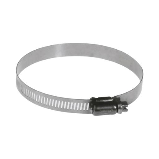 [SURTEK_SYS137717] Surtek Abrazadera Sin Fin Diámetro 3-9/16" a 4-1/2" / 1/2" de Ancho / Acero Inoxidable.