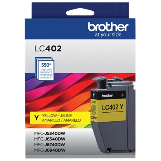 [BROTHER_LC402YS] Cartucho Brother LC402Y Alto Rendimiento Amarillo.