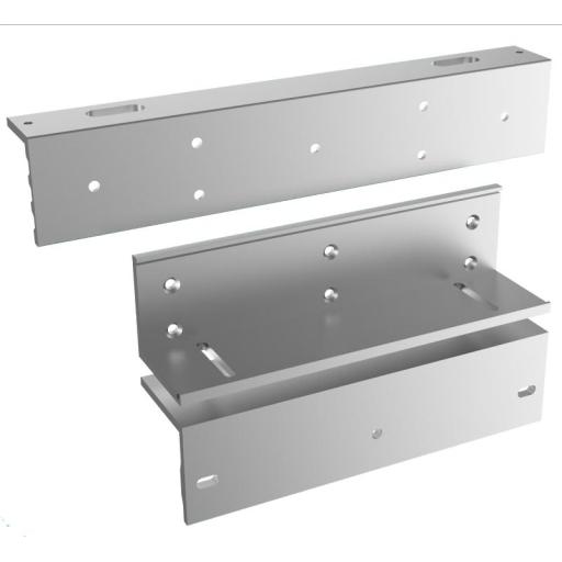 [HIKVISIONDIGITALTECHNOLOGY_DS-K4H255-LZ] Hikvision Digital Technology Kit de montajes Z y L para Cerradura Magnética HIKVISION / Compatible con DS-K4H255S / Uso en Puerta de Madera y Metal