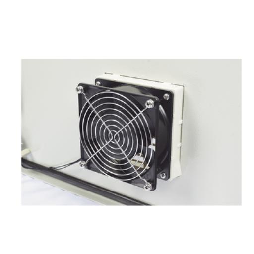[PRECISION_PST-6080-30AV] Precision Gabinete Ventilado de Acero IP55 Uso en Exterior (600 x 800 x 300 mm) con Placa Trasera Interior Metálica y Compuerta Inferior Atornillable. Incluye Ventilador, Ventilas, filtros, Chapa y Llave.
