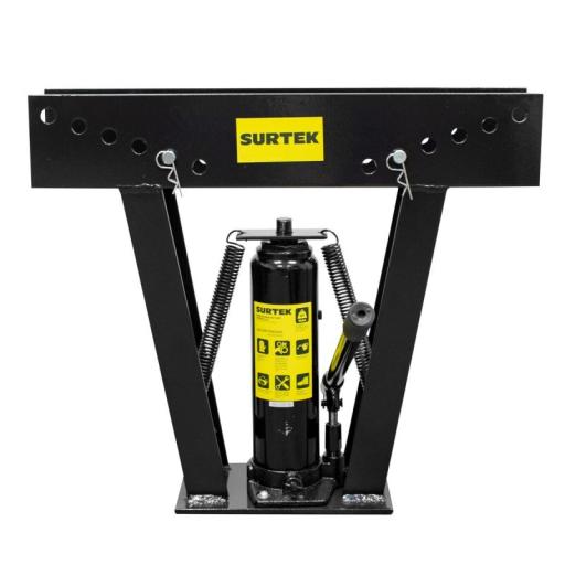 [SURTEK_SYS-DT12] Surtek Doblatubos hidráulico de 1/2" a 2" incluye dados con medidas, capacidad 12 toneladas.