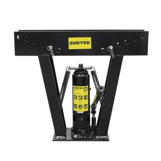 [SURTEK_SYS-DT12] Surtek Doblatubos hidráulico de 1/2" a 2" incluye dados con medidas, capacidad 12 toneladas.