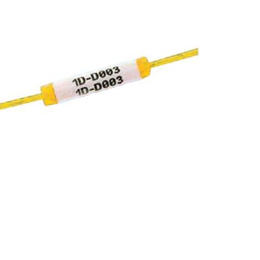 [PANDUIT_NWSLC-2Y] Panduit Manguito Porta Etiquetas de Identificación, Para Fibra Simplex de 2 mm, 1 in de Largo, Color Amarillo, Paquete de 100pz   