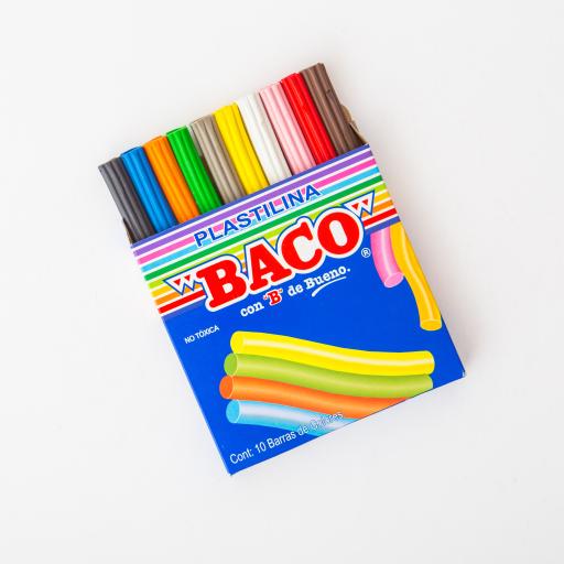[BACO_PL005] Baco PLASTILINA BACO MARQUETA 180GR ROSA No.53