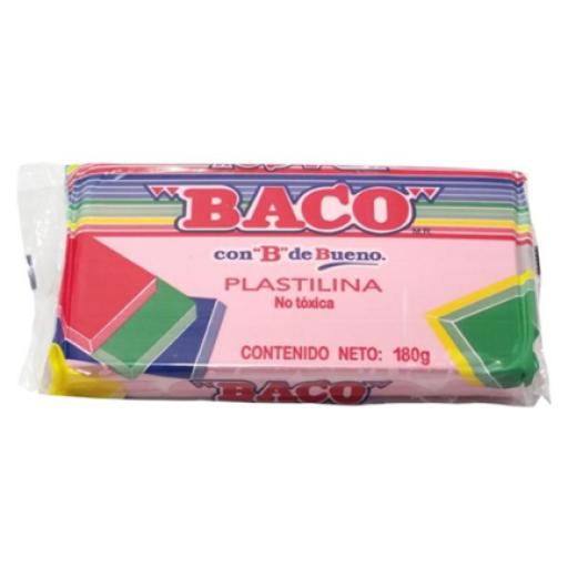 [BACO_PL005] Baco PLASTILINA BACO MARQUETA 180GR ROSA No.53