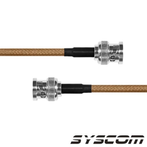 [EPCOM_SBNC142KBNC60] Epcom Jumper con Cable LP142 de 60 cm, con Conectores BNC Macho a BNC Macho.