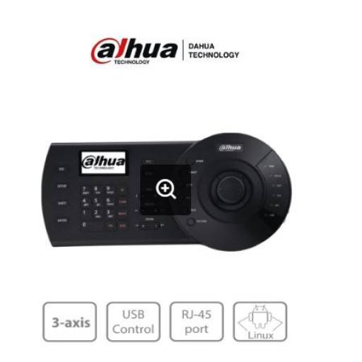 [DAHUA_DHI-NKB1000-E] DAHUA NKB1000-E - Teclado Controlador IP con Joystick para PTZs Analogicas e IP/ Control de DVRs y NVRs/ Pantalla LCD/ RJ-45/ RS232/ Pelco D & P/