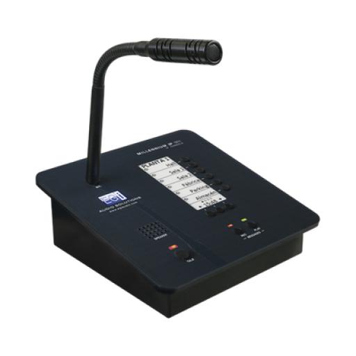 [EGIAUDIOSOLUTIONS_1211M] EGI AUDIO SOLUTIONS CONSOLA DE AVISOS MULTIZONA IP CON DISPLAY, MICRÓFONO Y GRABADOR DE MENSAJES