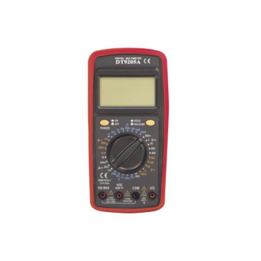 [PRECISION_DT9205A] Precision Multímetro Digital Compacto 600 Vcc /  Vca  CATII,  con Pantalla LCD (No incluye Batería)