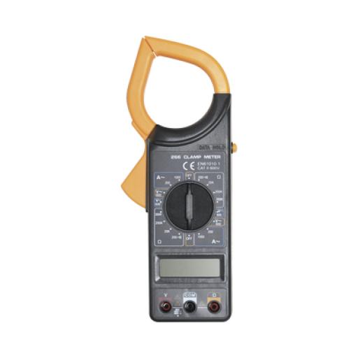 [PRECISION_DT266] Precision Multímetro Digital de Gancho Compacto 600 Vcc / Vca  CATII. Con pantalla LCD (No incluye Batería)