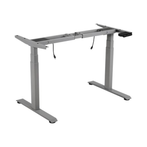 [EPCOM_EM33-2A3] Epcom Base de Escritorio Motorizado Profesional / Altura Ajustable 60-125cm / Estructura Estable / Funcionamiento Suave / 3 Preset de Posiciones / Color Gris / Soporta hasta 100Kg de carga 