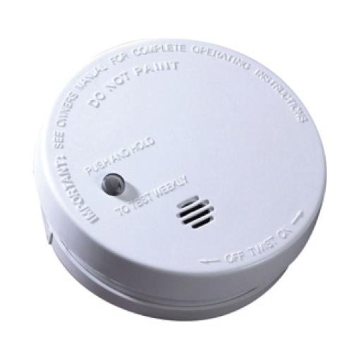 [KIDDE_I9040] KIDDE Paquete con 12 Piezas │Detector Autónomo de Humo │ Sensor Iónico │ Batería de 9V Incluida │ Botón de Prueba │ Modelo 0914E