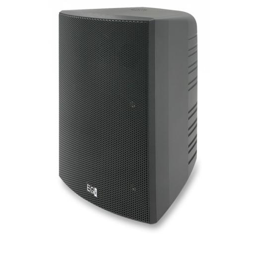 [EGIAUDIOSOLUTIONS_1603] EGI AUDIO SOLUTIONS Bocina HiFi | PoE Ethernet IP | Altavoz de 2 vías | Potencia 12W | Protección IP66 | Color Negro