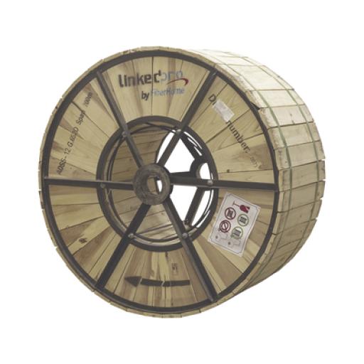 [FIBERHOME_OC-ADSS-12C-S200/4KM] FiberHome Carrete de 4 km de Fibra Óptica Aérea (ADSS) G.652D, Monomodo de 12 Hilos, Exterior, Span 200, Loose Tube