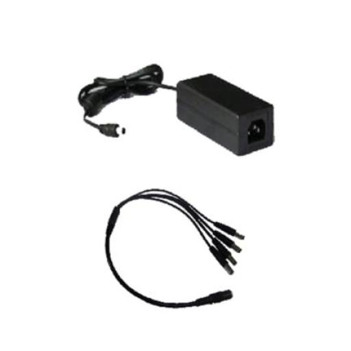[SAXXON_PSU1205DPAQD] Saxxon Kit Fuente de Poder y Divisor Energía Saxxon PSU1205DPAQD 12 V DC 5 Amperes