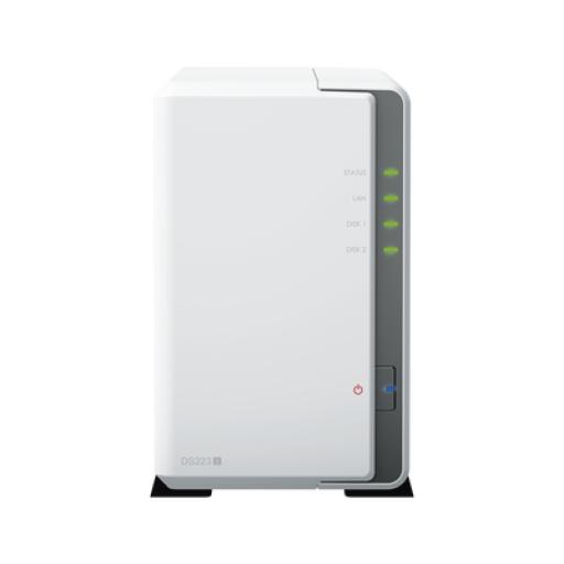 [SYNOLOGY_DS223J] Synology Servidor NAS de 2 Bahías / Hasta 32 TB / Servicio Nube Gratis (P2P) / Administración Remota y Respaldo Programado