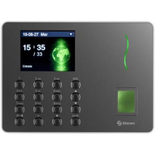 [STEREN_CLK-960] Steren Reloj Checador Steren de Huella Digital con Wi-Fi