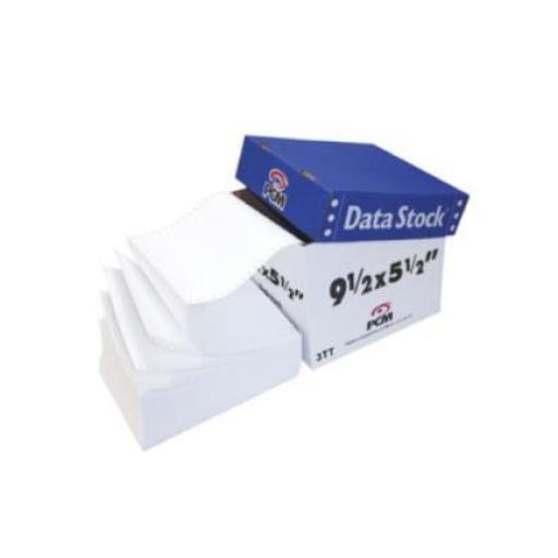 [PCM_DS00232000B] PCM Papel PCM Data Stock Blanco 9.5" x 5.5" 3Tanto C/2000