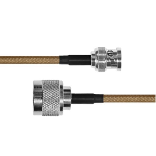 [EPCOM_SBNC142KN60] Epcom Jumper con Cable LP142 de 60 cm, con Conectores BNC Macho a N Macho.