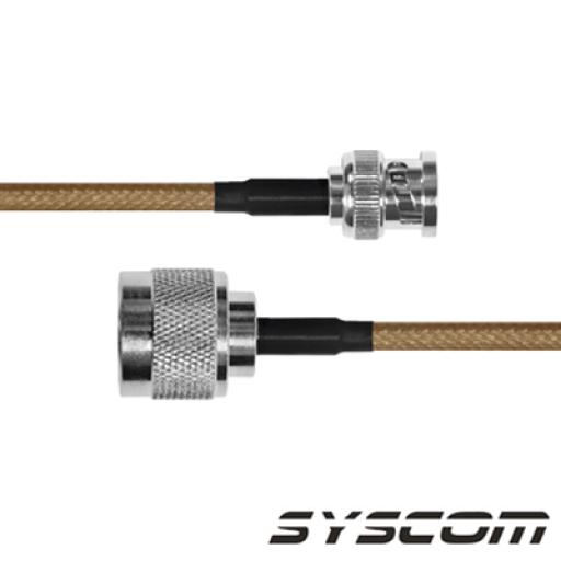 [EPCOM_SBNC142KN60] Epcom Jumper con Cable LP142 de 60 cm, con Conectores BNC Macho a N Macho.