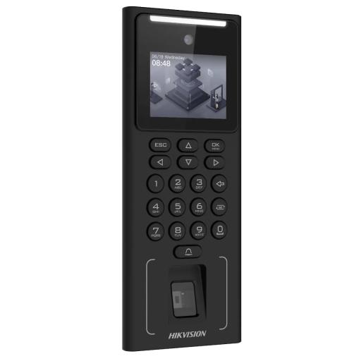[HIKVISIONDIGITALTECHNOLOGY_DS-K1T321MFWX] Hikvision Digital Technology Terminal Facial Min Moe WIFI Administrable por Smartphone o Nube /  Acceso y Asistencia /500 Rostros y Lector de Tarjetas MIFARE / 3,000 Huellas / 3,000 Tarjetas