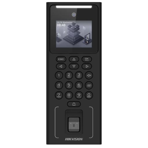 [HIKVISIONDIGITALTECHNOLOGY_DS-K1T321EFWX] Hikvision Digital Technology Terminal Facial Min Moe WiFi Administrable por Smartphone o Nube /  Acceso y Asistencia / 500 Rostros y Lector de Tarjetas PROX EM / 3,000 Huellas / 3,000 Tarjetas