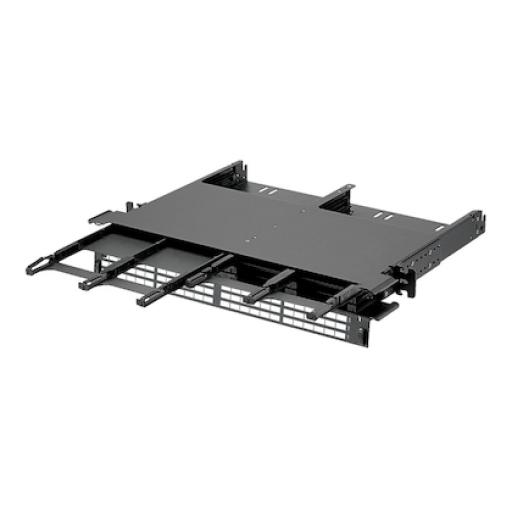 [PANDUIT_FLEX1U06] Panduit Panel de Distribución de Fibra Óptica, Acepta 12 Cassettes HD Flex™ y 144 Fibras por UR, Hasta, 1 UR 
