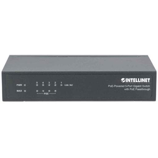 [INTELLINET_561082] Intellinet Switch INTELLINET 5 puertos Gigabit alimentado por PoE